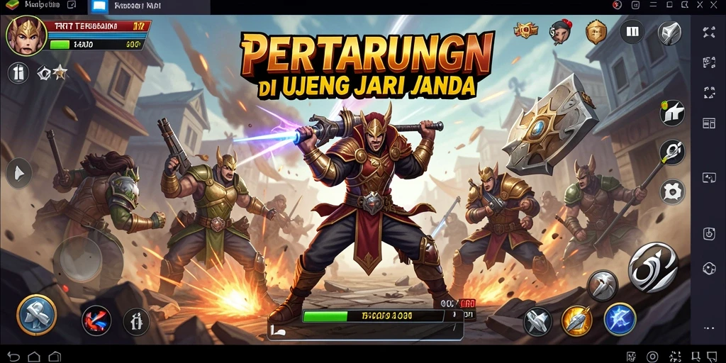 Tampilan aksi seru dari gameplay 6RT yang memukau.