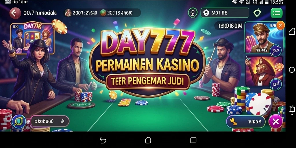 Screenshot utama DAY777 menampilkan gameplay Kasino yang seru dan interaktif.