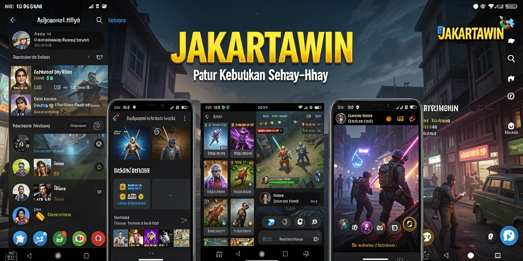 Tampilan antarmuka JAKARTAWIN yang bersih dan intuitif.