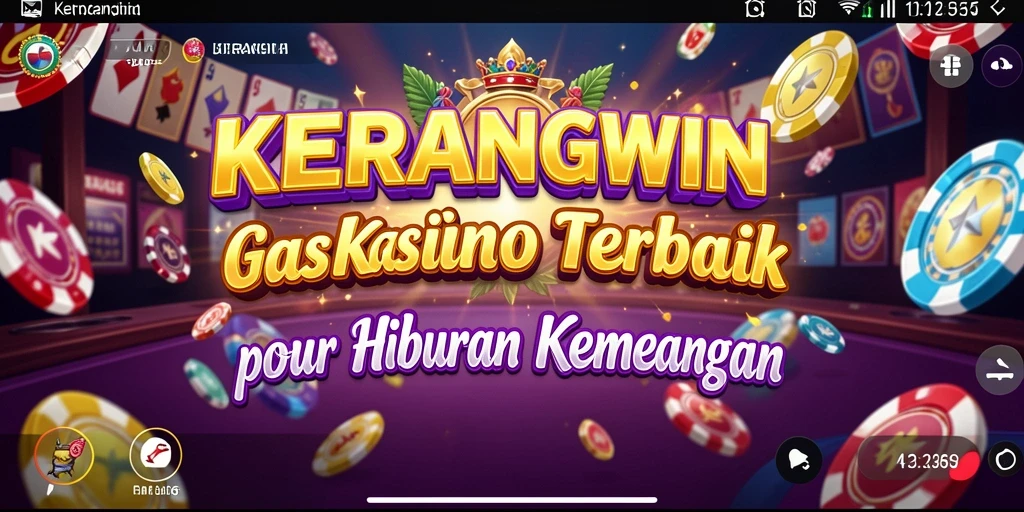 Screenshot gameplay KERANGWIN menampilkan suasana seru kasino.