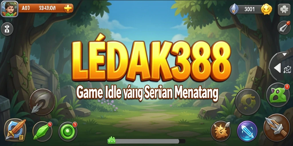 Tampilan game LEDAK388 dengan gameplay Idle yang menakjubkan.