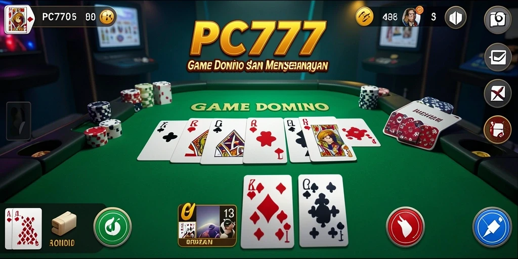 Screenshot gameplay menunjukkan keseruan bermain Domino.