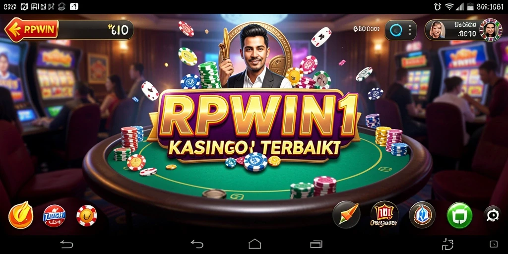 Tampilan Screenshot RPWIN1 menunjukkan antarmuka permainan Kasino yang menarik.